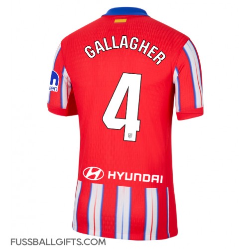 Atletico Madrid Conor Gallagher #4 Fußballbekleidung Heimtrikot 2024-25 Kurzarm